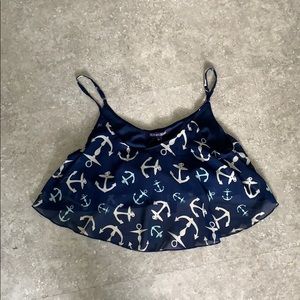 Sailor chiffon sailor shirt